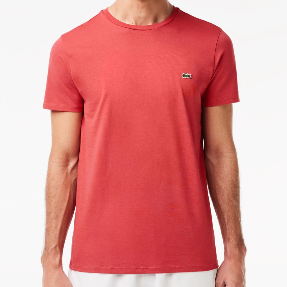 Men’s Lacoste Pima T-shirt, red, size XL